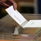 Una urna electoral en una imagen de archivo. -E.M