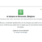 Facebook activa el botón de seguridad tras las explosiones de Bruselas.-