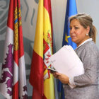 La vicepresidenta y portavoz de la Junta de Castilla y León, Rosa Valdeón.-Ical