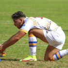 Santiago Ortega, nuevo jugador de SilverStorm El Salvador, en un partido disputado con Pozuelo RU. / Domingo Torres: