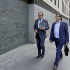 Rafael Delgado a la llegada al Juzgado en una imagen de archivo.-ICAL