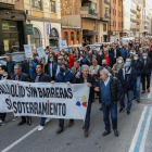 Imagen de archivo de una concentración para pedir el soterramiento en Valladolid. - J.M.LOSTAU