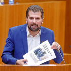 Luis Tudanca durante el debate del estado de la Comunidad-J. M. LOSTAU