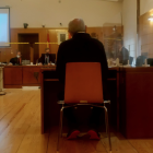 El agresor del 'rodillo', en el momento de testificar ante la Audiencia de Valladolid. - EP.
