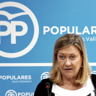 La presidenta del Grupo Popular en el Ayuntamiento de Valladolid, Pilar del Olmo. ICAL