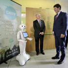 José Ramón Perán y Alfonso Fernández Mañueco visitan la empresa Cartif con motivo de su 25 aniversario.-ICAL