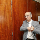 Luis Alberto Samaniego durante una comparecencia en el juzgado.-E. M.