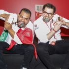 David Quevedo y Alejandro San José, ganadores del Mundial y Nacional. / J. M. LOSTAU