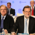 El presidente del Gobierno en funciones y del Partido Popular, Mariano Rajoy, preside la Junta Directiva Regional del PP de Castilla y León, en la que intervienen también el presidente regional de los 'populares' y presidente de la Junta, Juan Vicente Her-ICAL