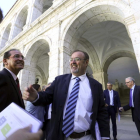 El consejero de Educación en la presentación del curso escolar 2017-2018.-ICAL