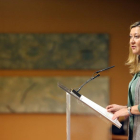 La consejera de Hacienda, Pilar del Olmo, clausura la jornada 'Ciberseguridad: Retos y amenazas para el mundo empresarial'-ICAL