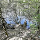 Lugar del río en el que apareció el cuerpo  de Sebastián V. R,, situado bajo el camino de Soto de la Medinilla.-J. M. LOSTAU