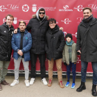 Rovira, Joselete, Polotelli (iz.) y Borja (dr.).