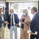 Los siete presidentes de las diputaciones que lidera el PP en Castilla y León se reunieron ayer para afrontar el encuentro con la consejera Casado. - PHOTOGENIC