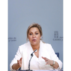 La vicepresidenta y portavoz de la Junta de Castilla y León, Rosa Valdeón, comparece en rueda de prensa posterior al Consejo de Gobierno-ICAL
