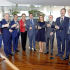 Pablo Lago, Daniel Miguel, Alberto Caballero, María Victoria Seco, José Luis Ulibarri, Carmen San Martín, Víctor Caramanzana, Santiago Mora y Antonio Gato.