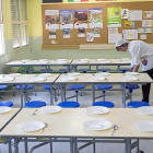 Comedor escolar en un colegio público de la capital vallisoletana, en una imagen de archivo | PHOTOGENIC