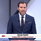 Minuto de oro de Óscar Puente (PSOE) en el debate de La 8 Valladolid
