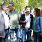 Javier Izquierdo, Pedro González, Luis Tudanca e Iratxe García.-J.M. LOSTAU