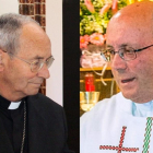 El anterior obispo de Astorga, Camilo Lorenzo (I) y El cura pederasta José Manuel Ramos Gordón (D).-ICAL