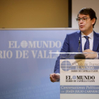 Club de Prensa El Mundo-Diario de Castilla y León bajo el título 'Conversaciones Políticas', presentado por el presidente del PP de Castilla y León, Alfonso Fernández Mañueco-Leticia Pérez / ICAL