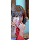 María Sánchez, ayer en el pleno.-E. M.
