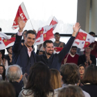 Sánchez y Tudanca durante un acto.-TOMÁS ALONSO