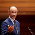 El portavoz de Ciudadanos en las Cortes regionales, Luis Fuentes, en el Debate de política general en las Cortes.-ICAL