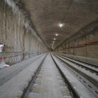 El túnel del Cerro del San Cristóbal de la variante de mercancías de Valladolid.- E.M.