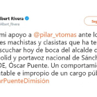 Tuit de Albert Rivera.-EL MUNDO