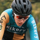 Estela Domínguez con el Bikery en una prueba de Ciclocross. / BIKERY