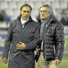 Portugal abandona el banquillo tras ser expulsado, acompañado por el delegado Santamaría Uzqueda.-Photo-deporte
