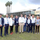 Los presidentes provinciales del PP posan junto a Alfonso Fernández Mañueco.-ICAL