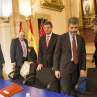 La presidenta de la Diputación de Zamora, Mayte Martín Pozo, junto al ministro de Justicia, Rafael Catalá Polo, y el presidente del Consejo General del Poder Judicial, Carlos Lesmes Serrano, inaugurará el XII Congreso Nacional de la Asociación Judicial In-ICAL