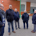 López Inclán (izq) junto a otros representantes de FSC-CCOO.-Pablo Requejo