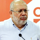 Francisco Igea, ayer ante los medios de comunicación.-ICAL