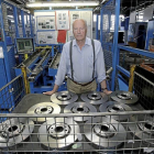Vicente Garido Capa, ayer en el interior de la fábrica de Frenos y Conjuntos.-Pablo Requejo