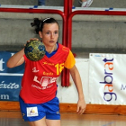 Teresa Álvarez, con el uniforme de la selección española.