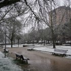 Nieve en la ciudad de Valladolid.- ICAL