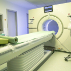 Máquina de TAC en el hospital Clínico.
