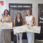 Entrega del Premio Joven Promesa a Nayara Pineda, María Viciosa y Daniel Martín
