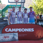 Equipo ganador del Real Valladolid Baloncesto.