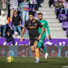 Erail Cörmet, con la camiseta del valencia en un partido en Zorrilla hace dos temporadas.