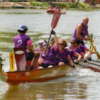 Primera regata nacional de 'Dragon Boat' en las Moreras con victoria de las Vallkirias