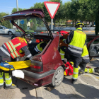 Accidente en Tudela de Duero