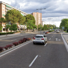 Tramo de la Avenida Salamanca en el que se van a realizar las obras