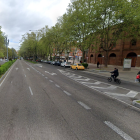 Paseo Zorrilla en el entorno de la Plaza de Toros