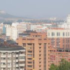 Humo de los incendios de León en Valladolid