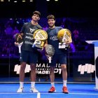 El mojadense Coello y el argentino Tapia, tras ganar el pasado domingo el Madrid Premier Padel P1.