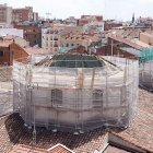 Desplome de la cúpula de la Vera Cruz de Valladolid. ICAL